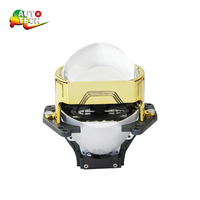 Projecteur LED double faisceau 2,5 pouces 12V universel, lentille de projecteur LED, phare LED 100W