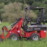 CE-Geprüfte Schaufel Wolf Mini Kleiner Radlader Mini750 Hoflader für Deutschland