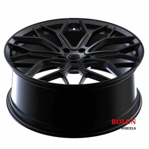Jante de voiture en aluminium décalée pour BMW <span class=keywords><strong>Alpina</strong></span> <span class=keywords><strong>XD3</strong></span> XD4 Maserati kia carnival 16-24 pouces 5x114.3 noir mat forgé - Product Image 6