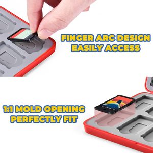 Disponibile - Custodia magnetica per 24 schede di gioco per <span class=keywords><strong>Nintendo</strong></span> <span class=keywords><strong>Switch</strong></span> <span class=keywords><strong>2</strong></span> OLED Lite, in ABS, porta schede di memoria, accessori - Product Image 3