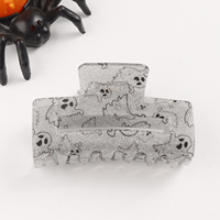Klip rambut PVC Juni baru desain Gores hantu labu topi lintas batas 8cm untuk seri Halloween Touran