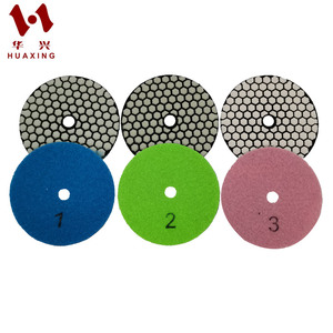 Discos <span class=keywords><strong>de</strong></span> Pulido <span class=keywords><strong>de</strong></span> Diamante <span class=keywords><strong>de</strong></span> Alta Calidad <span class=keywords><strong>de</strong></span> 100 mm (4 Pulgadas) y 3 Pasos, Almohadillas <span class=keywords><strong>de</strong></span> Pulido 123 para Azulejos, Granito, Mármol y Cuarzo - Product Image 6