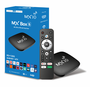 Caja de TV Android 14 a Precio de Fábrica, 4K Quad Core, 2G RAM, 16G ROM, WiFi Dual 2.4G 5G, Control Remoto por Voz - Product Image 1