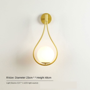 Lámpara de pared interior moderna al por mayor para el hogar, Hotel, dormitorio, sala de estar, fácil instalación empotrada, luz de pared E26, decoración de cabecera - Product Image 5