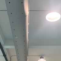Conduit d'air en tissu série T, rond standard, pour ventilation CVC, 100 % tissu, montage au plafond pour entrepôt et usine