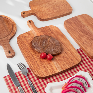 Hitom Plaque rectangulaire en bois plat avec poignée Design durable Style Concept européen - Product Image 4