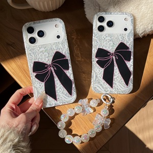 Elegant White Lace Bow Phone Case for <b>iPhone</b> 16 Pro Max, for <b>iPhone</b> 17, Shockproof, Full-Cover IMD for <b>iPhone</b> 14/15 - Product Image 5