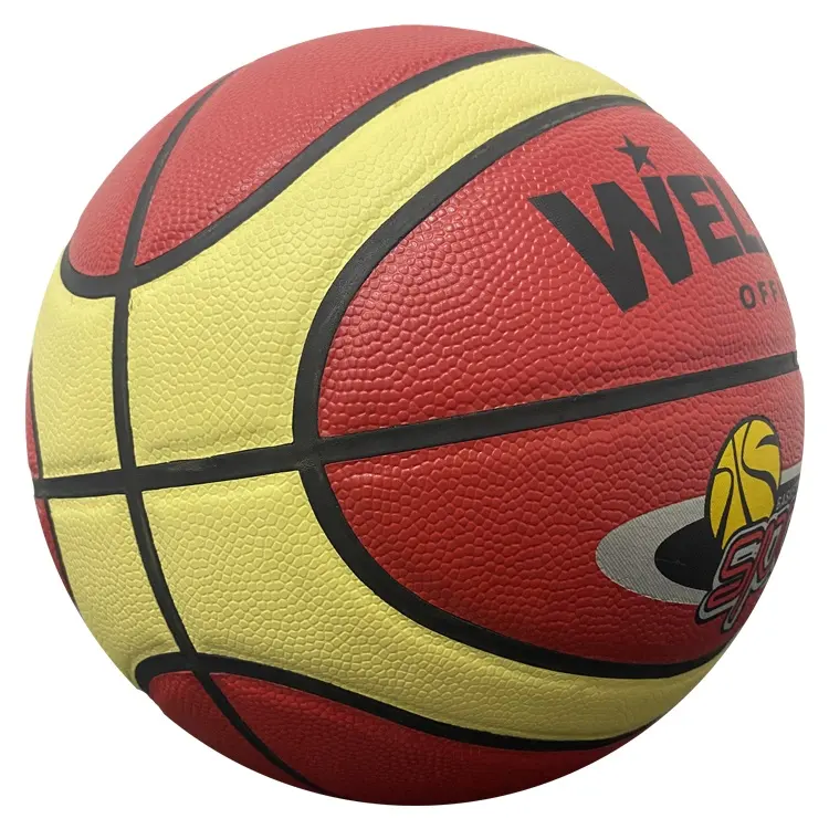 Welstar Custom Official Size laminated basketball Outdoor Sports for Training Laminated Basketball ball manufacturer in china