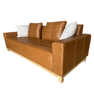 Ensemble de canapés de salon de luxe à trois places en <span class=keywords><strong>cuir</strong></span> synthétique Chesterfield moderne personnalisé - Product Image 5