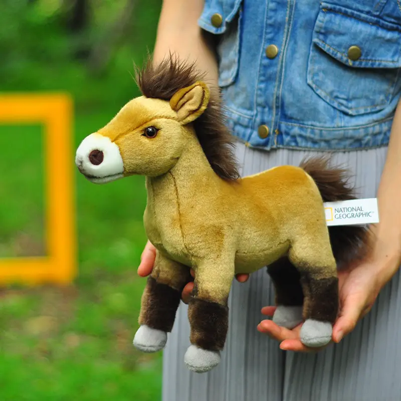 Bonne vente Super doux jouets en peluche confortable Equus Przewalskii peluche Animal jouet