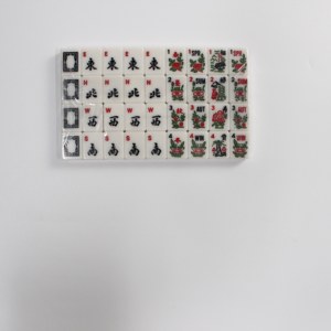 In Stock Standard 166 Tiles American <b>Mahjong</b> <b>Set</b> Melamine Printed Mah Jongg with Joker Tiles - Product Image 6