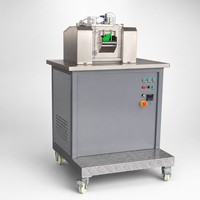 Machine de granulation de plastique de laboratoire, broyeur à deux rouleaux, mélangeur de composés plastiques recyclés, granulation, retraitement des déchets, test CE ISO