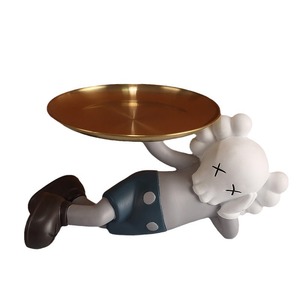 Creative Violent Bear Ornament Key Storage Tray Living Room Home Entryway TV <b>Cabinet</b> Decoration - Product Image 5