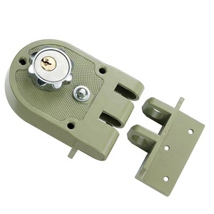 Échantillon disponible 558B <span class=keywords><strong>Serrure</strong></span> à mortaise en laiton et Zamak pour porte principale en bois, modèle Tiger, avec fonction de sécurité - Product Image 4