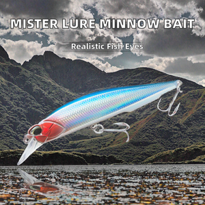 Señuelo de Pesca Flotante Tipo Minnow con Ojos 3D, Cebo Duro, Fabricante OEM - Product Image 2