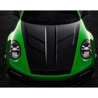 Compatible avec 911 992 2018+ - Capot moteur avant en fibre de carbone style MBJ - Nouveaux boulons - Kit carrosserie - Pièces automobiles - Accessoires de style