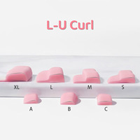 Molde estándar LU Lift para lifting de pestañas con queratina (7 pares), almohadillas de silicona para pestañas superiores e inferiores, herramienta de corte de bordes