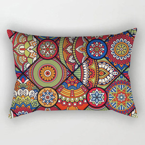 Funda de cojín de mandala, funda de almohada con diseño vintage de poliéster de <span class=keywords><strong>30x50</strong></span>, <span class=keywords><strong>cojines</strong></span> decorativos para sofá, funda de almohada para decoración del hogar - Product Image 6