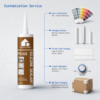 Scellant silicone de qualité construction, marque FEIDU, origine Shandong, pour entrepreneurs, distributeurs et importateurs