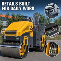 Compacteur routier diesel vibrant tandem pour la construction routière |   Certifié CE |   Fabricant chinois