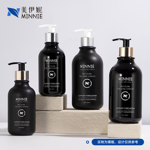 Minnie 500ml Frosted Pump Bottle For Hand Soap And <b>Shampoo</b> High End Pet Lotion Bottle Empty Attractive Design - Product Image 4