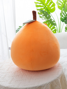 Bantal Boneka Kucing Oranye Super Lembut dan Lucu dengan Isian Kapas PP 50cm Merek MEIWEN Unisex - Product Image 2