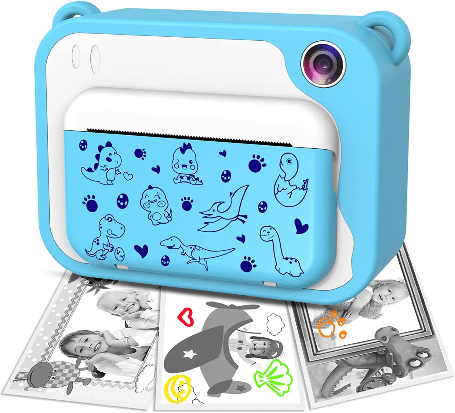 Top Fashion Instant Print Kids Camera Toy Camera ABS Material Mini Digital Camera For Toddler Boy Girl Birthday Gifts