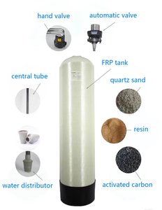 Réservoir <span class=keywords><strong>de</strong></span> média filtrant en résine 2054 1252, réservoir adoucisseur en PRV avec <span class=keywords><strong>trou</strong></span> <span class=keywords><strong>de</strong></span> dôme / ouverture <span class=keywords><strong>de</strong></span> tuyau inférieure pour l'industrie du traitement <span class=keywords><strong>de</strong></span> l'eau - Product Image 6