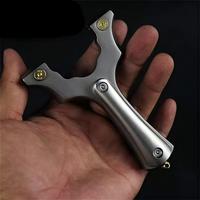 Slingshot en acier inoxydable étanche 115x80mm pour la chasse et le tir de précision en plein air