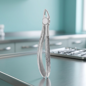 คีมถอนฟันเด็ก รุ่น 30S สำหรับถอนรากฟันบน สีเงิน ด้ามจับแบบ Ergonomic  ผลิตจากเหล็กกล้าไร้สนิมเยอรมัน ระดับ Class I ใช้งานด้วยมือ - Product Image 5