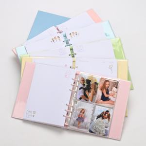 <span class=keywords><strong>Quaderno</strong></span> ad Anelli Ricaricabile <span class=keywords><strong>A5</strong></span> A6 |   Anello in metallo a 6 colori |   Copertina per Libri Personalizzata in PVC Trasparente |   Diario di alta qualità per studenti | Opzione regalo - Product Image 4
