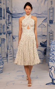 2025 Customized Sweet Midi A-Line Eco-Friendly Dresses for Women High Quality Wholesale <strong>Price</strong> Made in <strong>China</strong> - Product Image 4