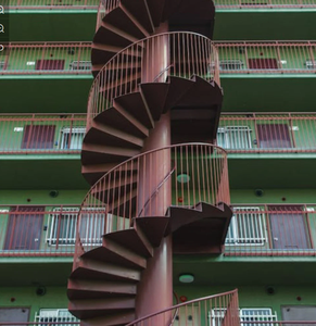 <span class=keywords><strong>Escalera</strong></span> de Emergencia Comercial para Exteriores, <span class=keywords><strong>Escalera</strong></span> de Caracol de Acero Forjado, <span class=keywords><strong>Escalera</strong></span> de Caracol con Vigas de Acero al Carbono - Product Image 4