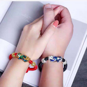 Braccialetto Feng Shui Cinese Pi Xiu in Pietra Naturale 100% 2026, Bracciale Portafortuna e Ricchezza in Oro per Uomini e Donne Unisex - Product Image 5