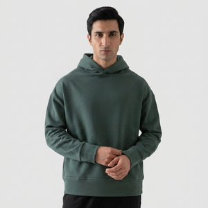 Sudadera con Capucha Extra Grande de Lujo para Hombre, 450 g/m², 100% Algodón, Forro Polar, Diseño Sólido, Producto de Moda - Product Image 1