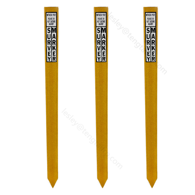 Flexible Flat FRP Warning Post Fiberglass Utility Markers for Underground Sewer Pipeline Survey Markers