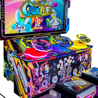 Nouveau design de machine de jeu d'arcade Storm Racer Machine de jeu d'arcade de simulateur de course à 3 joueurs