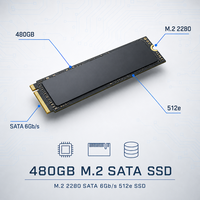 SSD M.2 SATA 480 Go 512e Enterprise pour serveur, stockage en rack pour centre de données