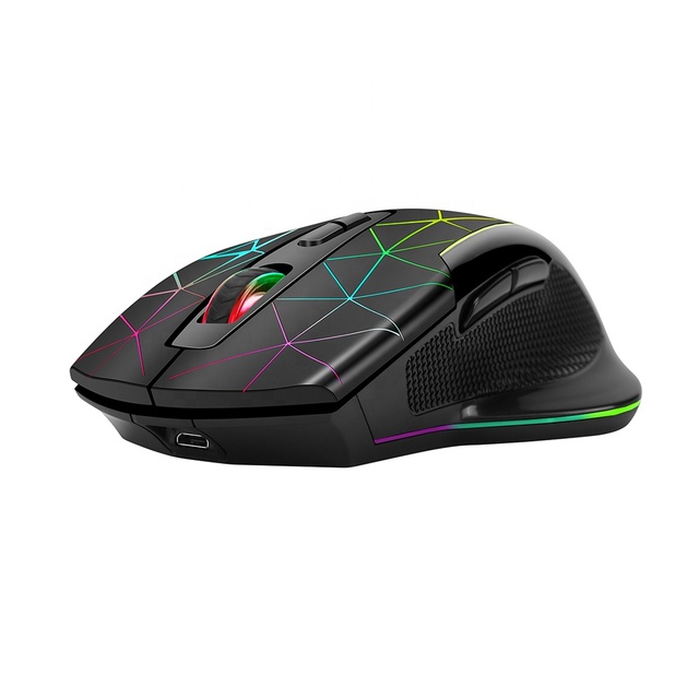 High Quality 3200 DPI 7 Buttons 2.4GHz Optical Rechargeable M30 Wireless Gaming Mouse With 7 Colors Breathing RGB Light Mouse