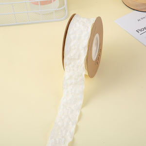 ริบบิ้นลูกไม้ถักปักลายราคาส่งถูกและเชือกสำหรับงานฝีมือ - Product Image 5