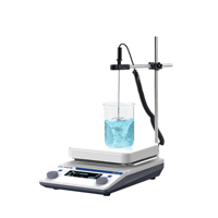 Agitateur magnétique chauffant LICHEN MSA, capacité 20L et précision ±0,5 ° Précision C, minuterie LCD et fonction de marche arrière avec certification CE