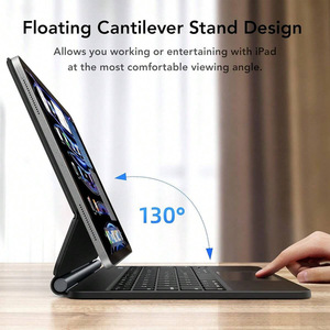 Bàn phím không dây có đèn nền RGB, sạc lại được, tích hợp trackpad từ tính Bluetooth dành cho <span class=keywords><strong>iPad</strong></span> <span class=keywords><strong>Air</strong></span> 6/7 13 inch và <span class=keywords><strong>iPad</strong></span> Pro 12.9 inch - Product Image 5