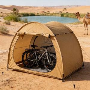 Tente <span class=keywords><strong>de</strong></span> vélo <span class=keywords><strong>imperméable</strong></span> <span class=keywords><strong>de</strong></span> qualité supérieure, housse <span class=keywords><strong>de</strong></span> rangement extérieure avec double porte pour garage et <span class=keywords><strong>abri</strong></span> <span class=keywords><strong>de</strong></span> <span class=keywords><strong>jardin</strong></span> - Product Image 3