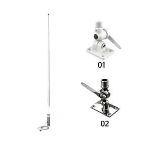 Antena Marina Shakespeare de 1.54m 427 VHF 156-163MHz, Antena Cromada con Cable RG58 de 18 pies (4.5m) con Conector PL259 en el Extremo - Product Image 1