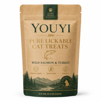 Sachet Kraft Doypack refermable avec fermeture éclair pour friandises pour chats à lécher 100g, multicolore, imprimé sur mesure, pour emballage de friandises et aliments pour chats