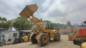 Chargeuse sur pneus Caterpillar 966F d'occasion fabriquée au Japon, chargeuse frontale avec moteur Caterpillar, transmission 4x4, capacité de 7 tonnes, à vendre - Product Image 4