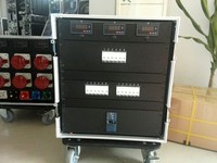 Equipo de Distribución de Energía SX-18CP Trifásico de 63A, 5 Núcleos, 16A, Impermeable, con Conector Powercon, Interruptor Francés, Luces LED, 220V
