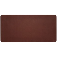 Tapis de souris pour ordinateur complet en cuir PU avec logo personnalisé