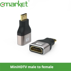 Câble adaptateur HDTV à angle droit 90 degrés MALE-MALE avec conducteur 24-30AWG compatible avec les appareils 8K HDR HD, gaine en PVC - Product Image 6