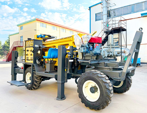 Máy khoan giếng nước di động với hệ thống thủy lực Máy khoan lỗ khoan mini 120m cho trang trại vườn NGOÀI LƯỚI sống - Product Image 2